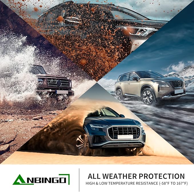 ANBINGO®Fit for Toyota RAV4 Floor Mats 2019-2025(Not Fit Hybrid) All Weather TPE Mats Custom Fit for Floor Liner for Toyota RAV 4 LE/XLE/Limited/TRD/Adventure Front and Rear 2 Row Car Mats,Black