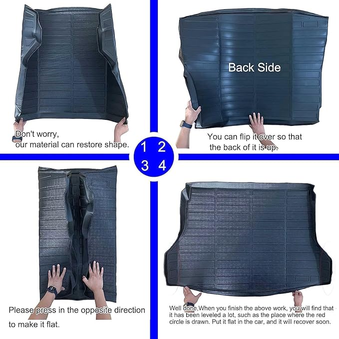 KELCSEECS Floor Mats & Cargo Liner Custom for 2026 2025 2024 2023 Honda CRV Hybrid Cargo Mat Floor Liners Trunk Liner Car Mats Trunk Mat Honda CR-V All Weather Floor Mats Accessories