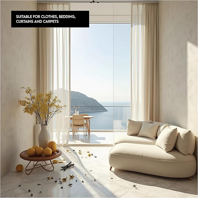 Monaco Lemon Vanilla Room Spray 6.7 Fl Oz Car Air Freshener Perfume Fabric and Linen Mist Luxury Fragrance Spray Home Scent