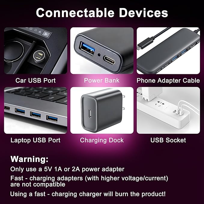 2-Pack Vintage USB LED Lights for Car Interior, Touch Dimmable Night Light - Retro Glass Bottle Filament Lamp Bulb for Bedroom, Camping, Holiday Decoration Ambiance