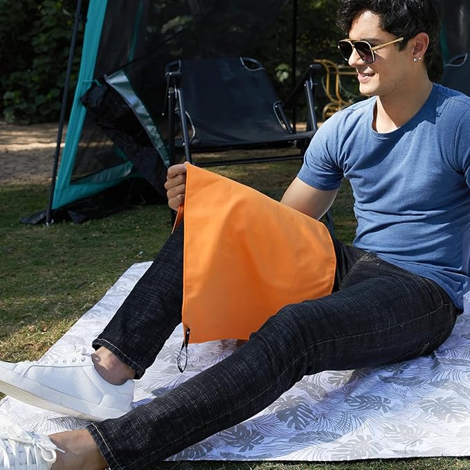 Rainleaf Microfiber Towel Perfect Travel & Gym & Camping Towel. Quick Dry - Super Absorbent - Ultra Compact - Lightweight. Suitable for Trip, Beach, Shower, Backpacking, Pool