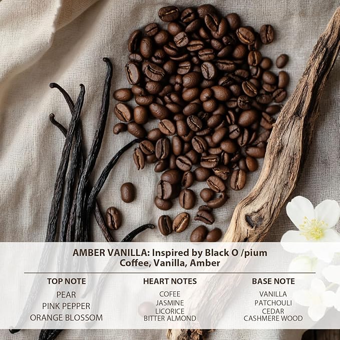 Car Air Freshener Hanging 2 Pack Car Air Fresheners Diffuser - Amber Vanilla Fragrance Oil Air Diffuser for Car, 45+ days Long Lasting Fragrance, Two 0.27 FL OZ/8ML Made in USA Car Air Fresheners