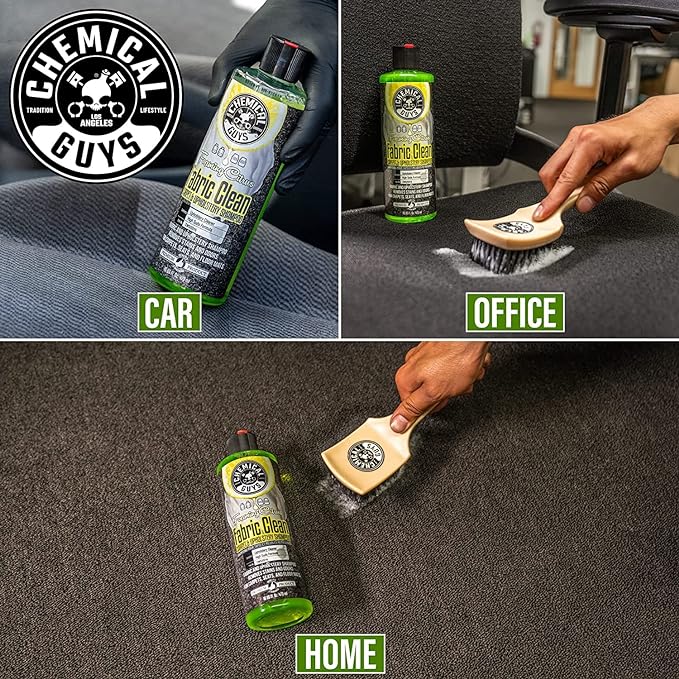 Chemical Guys CWS2031602 Foaming Citrus Fabric Clean Carpet & Upholstery Shampoo & Odor Eliminator (Car Carpets, Seats & Floor Mats), Safe for Cars, Home, Office, & More , 16 fl oz, 2 Pack
