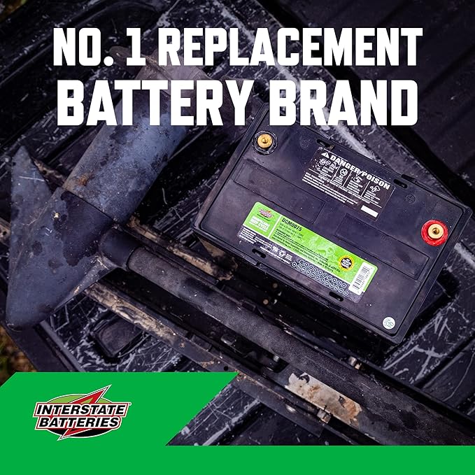Interstate Batteries 12V 75Ah Deep Cycle Mobility Battery Group 24 VRLA SLA AGM (Insert Terminal) Rechargeable Replacement for Wheelchairs, Scooters, Medical Devices, Sump Pumps (DCM0075)