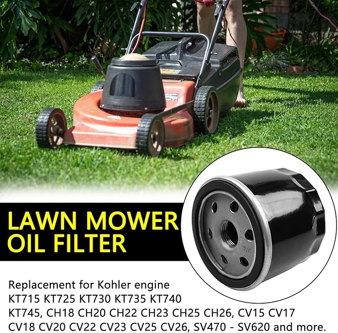 1205001S Oil Filter, Replacement for Kohler Engine Lawn Mower, for Cub Cadet, for Troy Bilt Bronco 1205001, 12 050 01-S Oil Filter 1PCS
