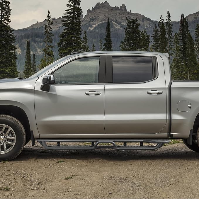 BINARY STAR Running Boards Compatible with Vehicle 2009-2018 Dodge Ram 1500 Crew Cab, 2010-2026 Ram 2500 3500(Incl. Classic). 6 Inch Side Steps, Bed Access Step Made with Carbon Steel.