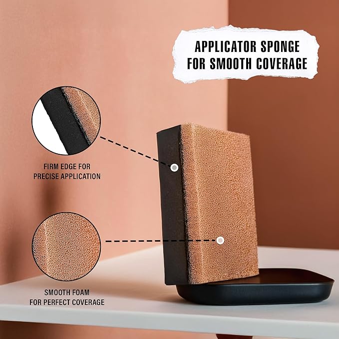 Leather Hero Top Coat – Leather Sealant & Protective Finish for Dye, Paint, Car Seats, Shoes & More – Scratch-Resistant Color Restorer with Applicator – 4oz (Matte Finish)