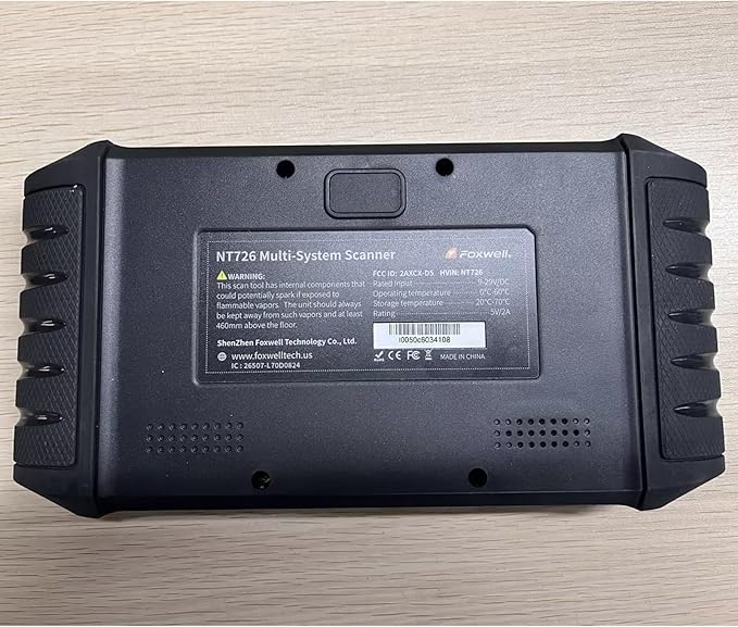 FOXWELL OBD2 Scanner Diagnostic Tool NT726, All System Bidirectional Scan Tool, Code Reader for Cars and Trucks with 12 Resets, ABS Bleeding/Oil/EPB/SAS/D-PF/TPMS/Injector Coding/Throttle/BMS..., FCA