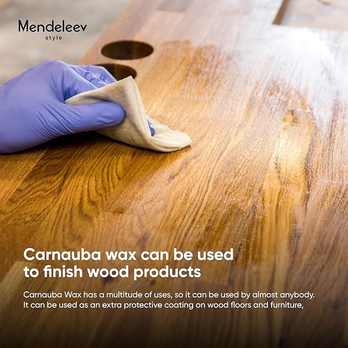 17 Oz Carnauba Wax Flakes Pure Carnauba Wax Bulk for Wood Polishing