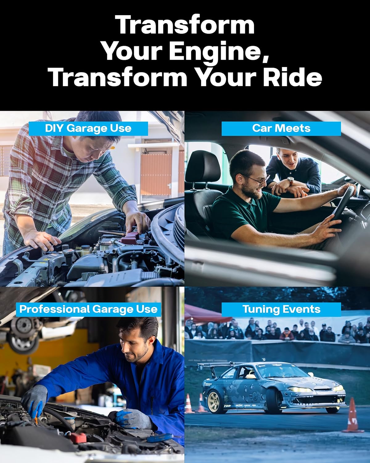 Pro Oil Additive for Car Engine - SuperNano Engine Remetalizer - Engine Flush with Advanced Nanoparticle Technology for Engine Wear Repair and Oil Treatment - Compatible with Gas, Diesel & Hybrid-50g