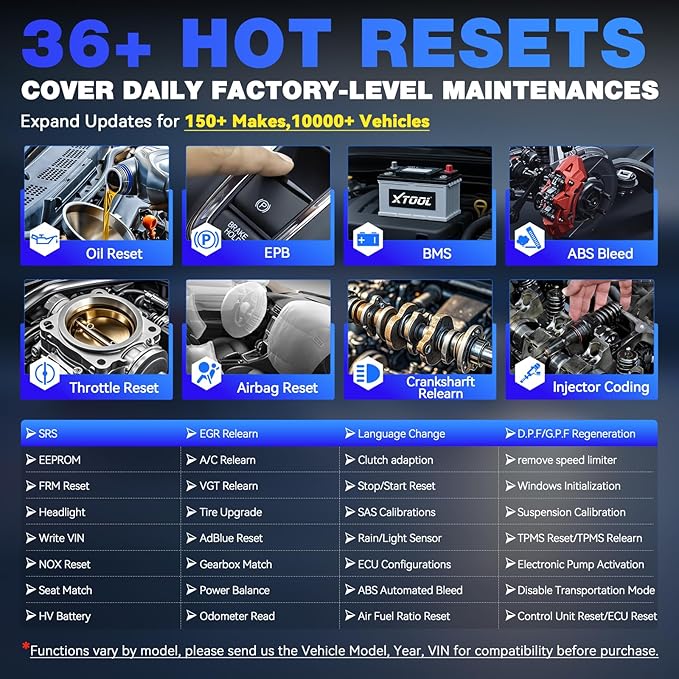 Bidirectional Scan Tool VDIAGTOOL VD70, OBD2 Scanner Diagnostic Tool with ECU Coding, 36+ Resets, FCA AutoAuth, All System, PMI, CAN FD & DoIP, V.A.G. Guide, 3-Year Update