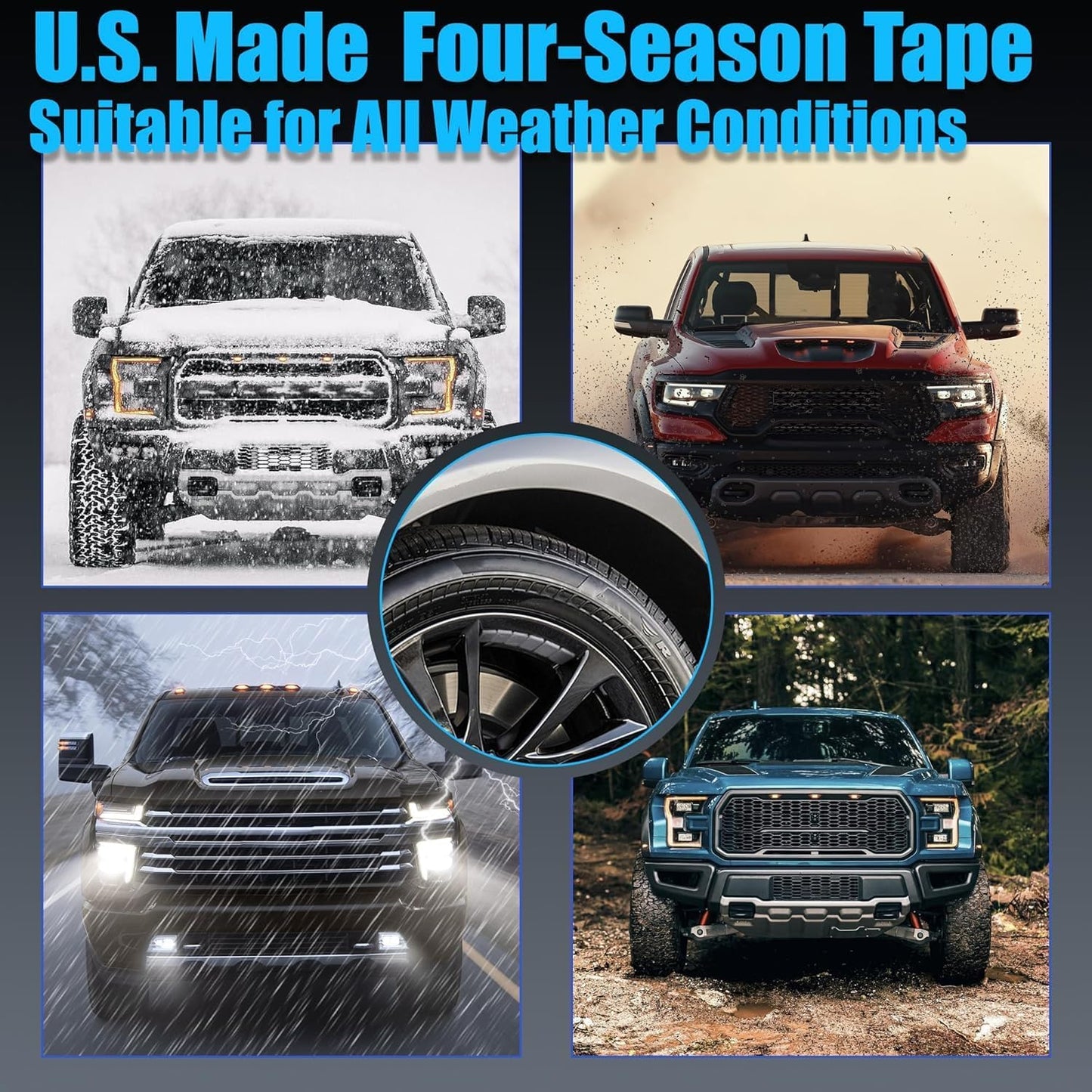 1/4 Oz Black Adhesive Backed Wheel Weights, Stick on Wheel Weights for Cars, Trucks, SUVs, Motorcycles, Low Profile (72 Oz Pack)