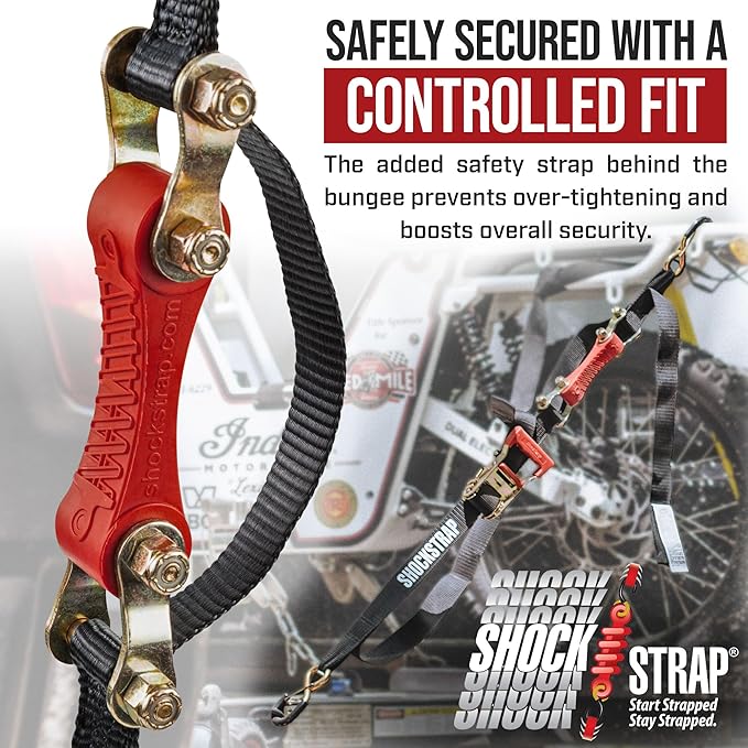 Ratchet Strap, 7’ x 1.5" Shock Absorbing Heavy Duty Tie downs for Cargo, 1,000 LB WLL / 3,000 LB Break Strength, 4-Pack