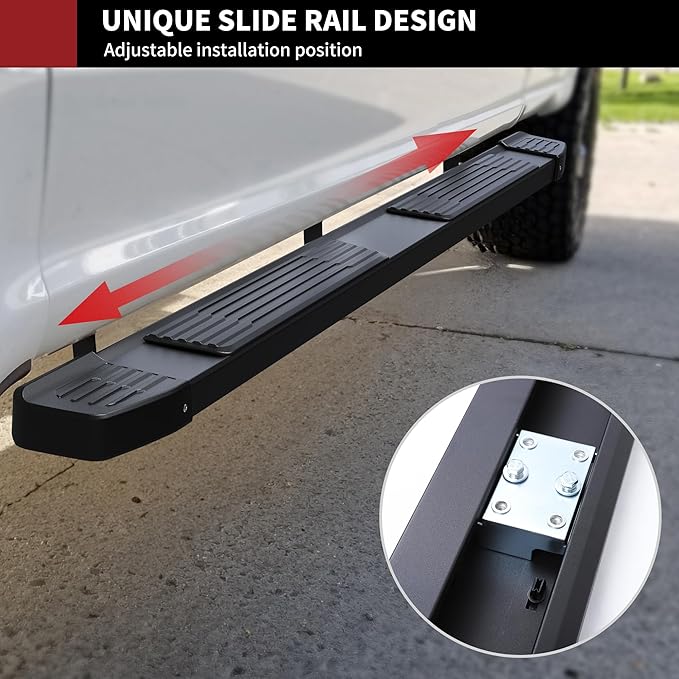 YITAMOTOR Running Boards Compatible with 2019-2025 Dodge Ram 1500 Crew Cab New Body Style Nerf Bars Side Step (Exclude 1500 Classic)