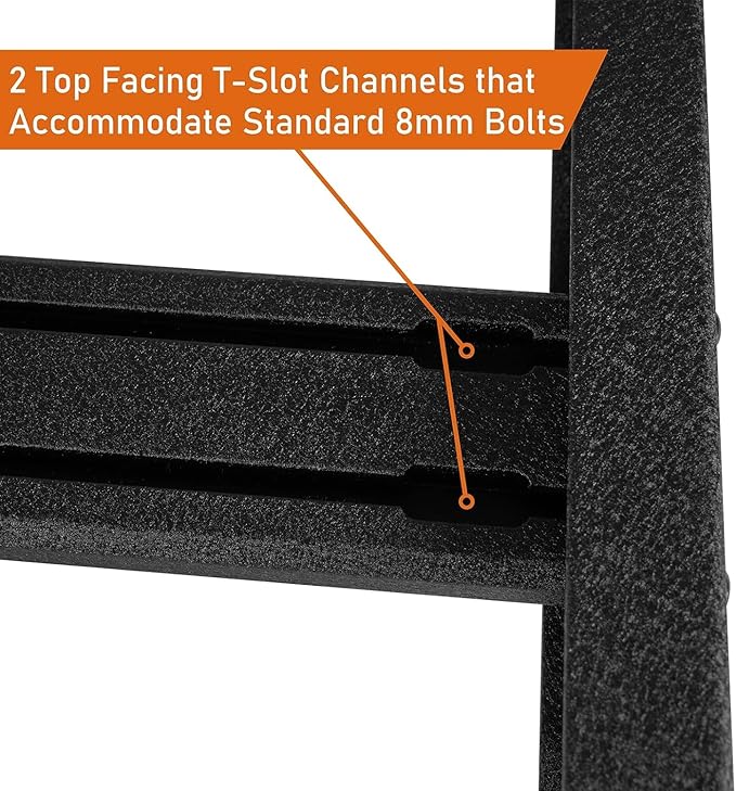 Hooke Road Gladiator JT Roof Rack Off-Road Cargo Management Storage Rooftop Luggage Carrier Cargo Basket for 2020 2021 2022 2023 2024 2025 Jeep Gladiator JT Hardtop Only