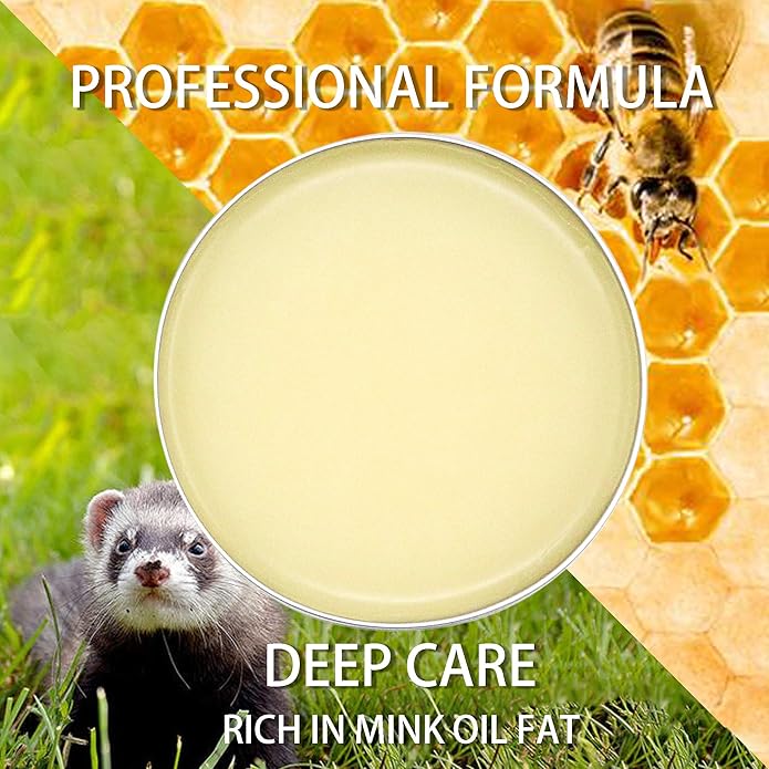 SALTY FISH Mink Oil for Leather Boots, Leather Conditioner Cleaner Waterproof Soften and Restore