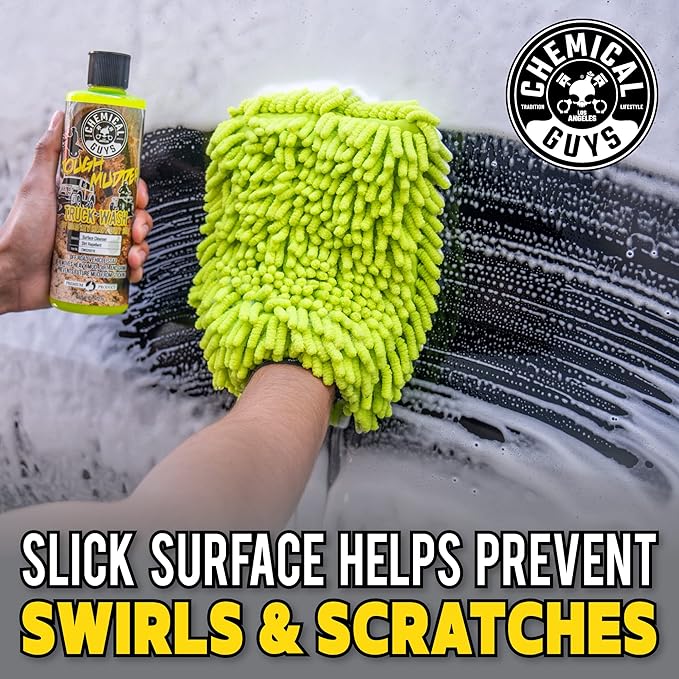 Chemical Guys Tough Mudder Foaming Heavy Duty Car Wash Soap - Works with Foam Cannons, Foam Guns, or Buckets - Safe for Trucks, ATVs, RVs, and Off-Road Vehicles - 64 oz Lemon Scent