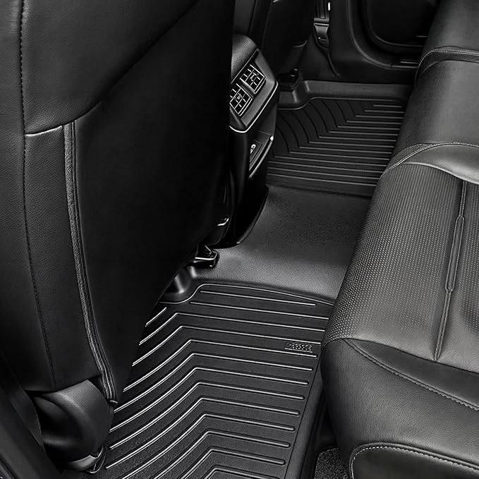 OEDRO Floor Mats Fits for Honda CR-V 2023-2026(Include Hybrid), Custom Fit TPE All-Weather Floor Liners, Includes 1st and 2nd Row Full Set Liners, Black