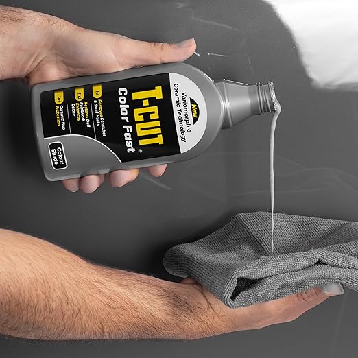 T-Cut Dark Silver Scratch Remover Color Fast Paintwork Restorer Car Polish, 13 Colors Available, 17 Fl Oz