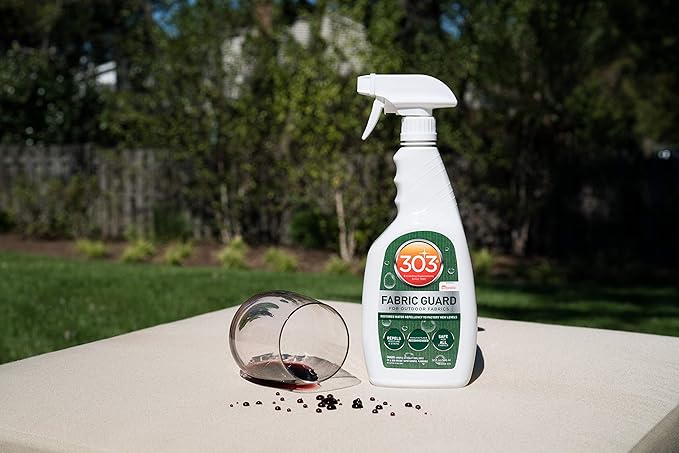 303 Products Fabric Guard – Water Repellent & Stain Shielding Fabric Protector Spray, Safe for All Outdoor Upholstery Fabrics, Easy to Use, Manufacturer Recommended Fabric Spray 1 Gallon (4 Pack)