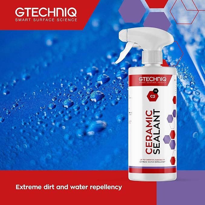 Gtechniq C2 Ceramic Sealant for Cars, Protect Car Paintwork, Trim, Tyres and Windows, High Shine, Easy to Apply - 5L (Sufficient for 20+ Large Cars)