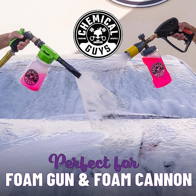 Chemical Guys CWS215 Sticky Snowball Ultra Snow Foam Car Wash Soap (Works with Foam Cannons, Foam Guns or Bucket Washes) for Cars, Trucks, Motorcycles, RVs & More 128 fl oz (1 Gallon) Cherry Scent