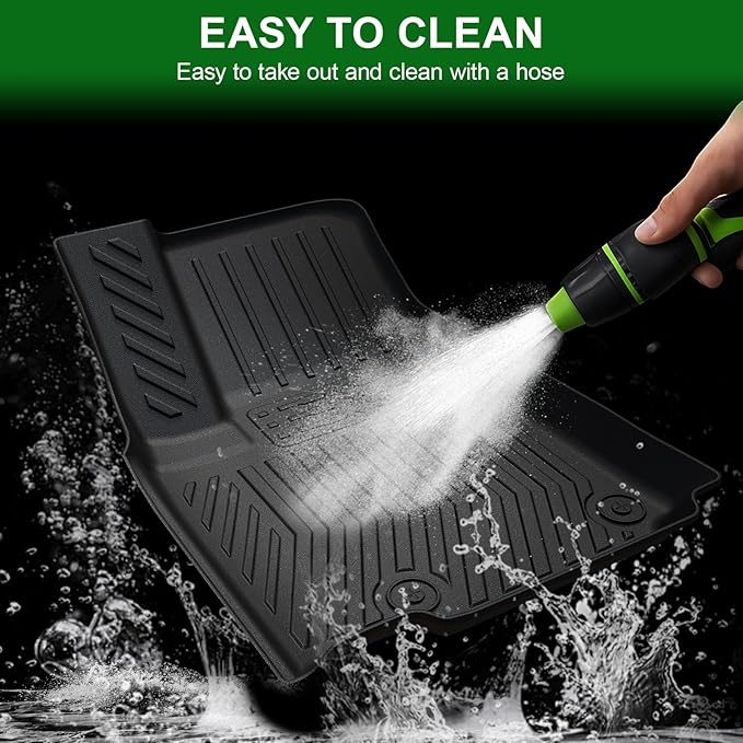 Floor Mats for 2022-2024 2025 Jeep Grand Cherokee, TPE All Weather Interior Car Floor Liners Door Sill Guards for Grand Cherokee Accessories (Include 4xe Not for L or WK)