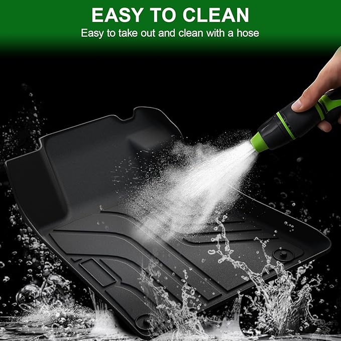 Floor Mats for 2019-2025 2026 Nissan Altima, TPE All Weather Front Rear 2 Row Interior Car Floor Liners Door Sill Guards for Altima SV SR Accessories