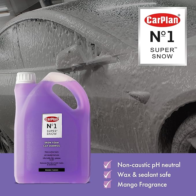 CarPlan No.1 Super Snow Car Shampoo, 69 Fl Oz