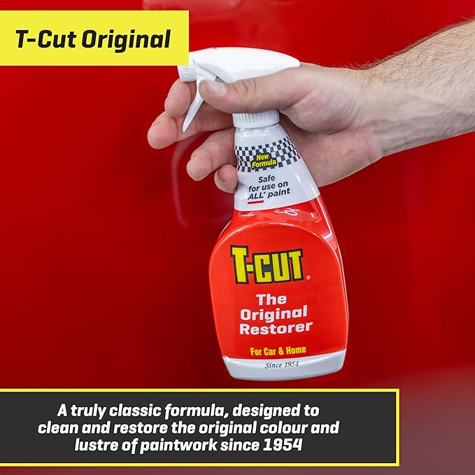 T-Cut Colour Restorer, 17 Fl Oz - Paintwork Restore, Spray Paint, Restores Original Colour and Lustre to Paintwork Removes Oxidation Scratch, TCC500