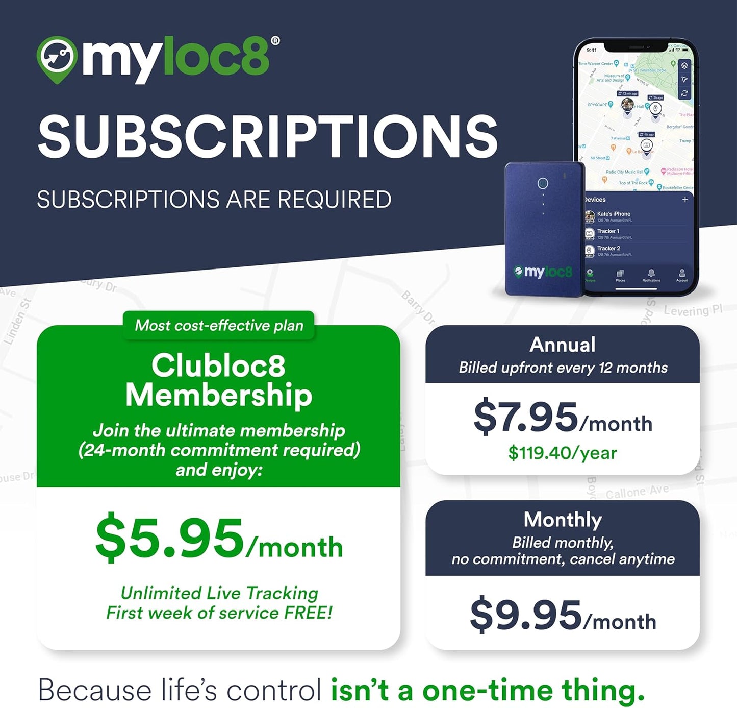 GPS Luggage Tracker for Suitcases TSA Approved, Android & iOS Compatible - Smart Tag with Bag Opening Alert - Real-Time Tracking Device for Travel or Even Car, Trailer, etc. – Long Battery Life