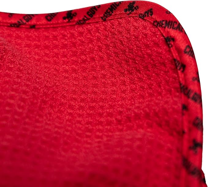 Chemical Guys Waffle Weave Glass & Window Microfiber Towel - Red 24x16 Inch Scratch-Free Detailing Cloth for Cars, Trucks, SUVs & Home, Streak-Free Cleaning for Glass, Mirrors & Windows