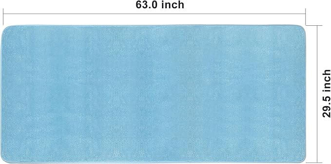 JOYMOOP Microfiber Towels for Cars, 63" x 29.5" Car Drying Towel, Blue Reusable Car Towel, Quick Drying Car Microfiber Cleaning Cloth for RVs, SUVs, Trucks