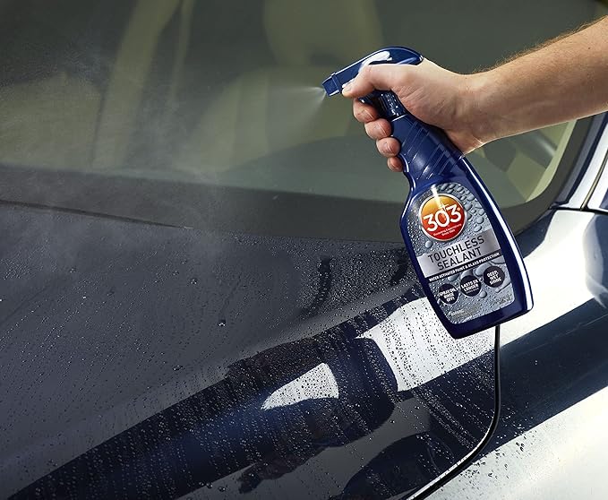 303 Products Touchless Sealant - SiO2 Water Activated Paint & Glass Protection - Spray On, Rinse Off - Lasts 2X Longer Than W- Deep, Wet Shine, 32 fl. oz. (30394CSR)