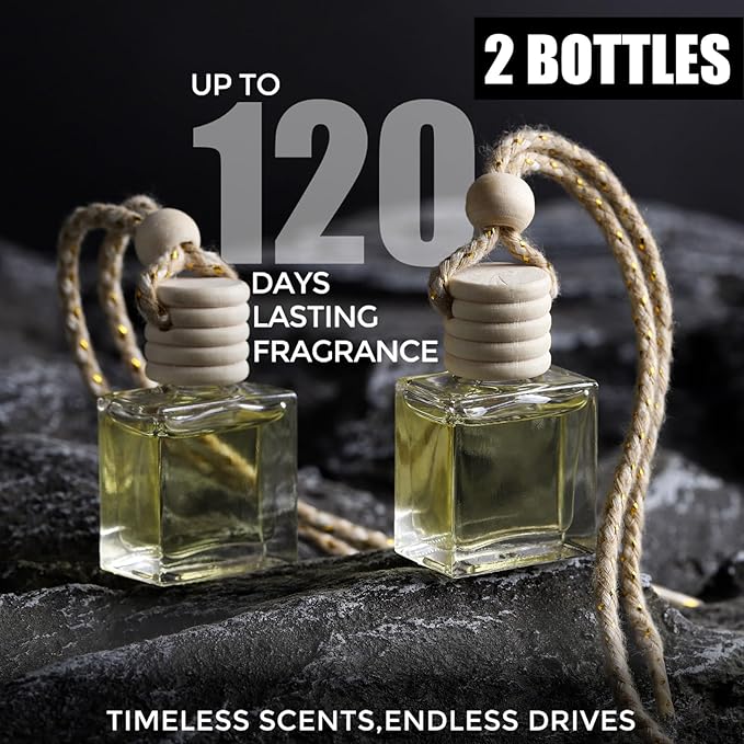 2- Pack Mystical Mingle Car Air Freshener Hanging Long Lasting Car Scent Essential Oil Diffuser Car Perfume Inspired Fragrances for Men and Women by VUTOLLOSA