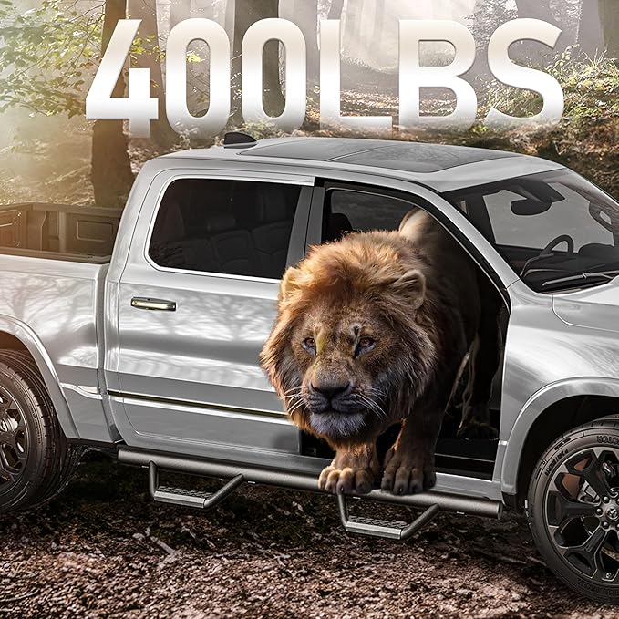 YITAMOTOR Running Boards Compatible with 2019-2025 Dodge Ram 1500 Crew Cab New Body Style Nerf Bars Side Step (Exclude 1500 Classic)