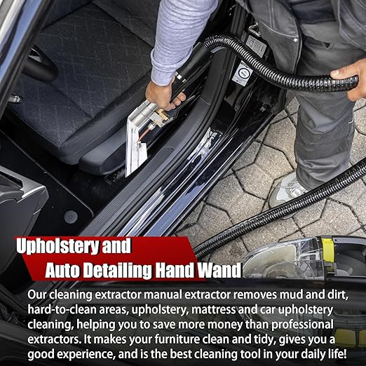 Upgrade Your Cleaning Toolkit with This Carpet Extractor Wand Featuring a 1/4" Quick Disconnect Coupler Valve—Compatible with Shop Vac, Mytee, and Most Upholstery Vacuum Extractors
