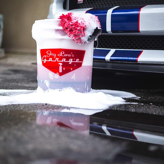 Jay Leno's Garage Car Shampoo – Advanced PH Neutral Car Shampoo Exterior Cleaner, Thorough Foaming Car Wash Shampoo for Deep-Clean Professional Vehicle Wash and Auto Detailing Car Care (16 oz.)