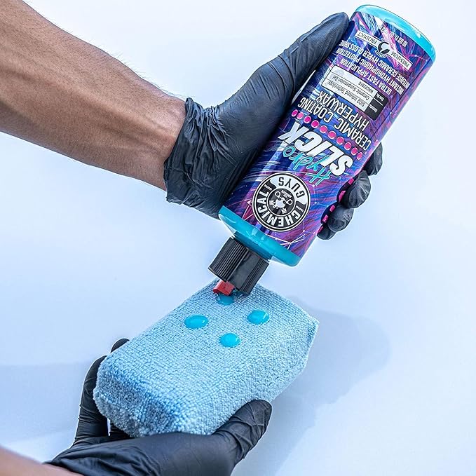 Chemical Guys HydroSlick Intense Gloss SiO₂ Ceramic Coating HyperWax - High Shine and Long-Lasting Protection, Safe for Cars, Trucks, SUVs, Motorcycles, RVs, and More - 16 oz