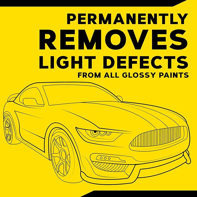 Meguiar's M205 Mirror Glaze Ultra Finishing Polish, Easy-to-Use Formula for Impeccable Shine, Multiple Ways to Apply Mirror Glaze, Removes Defects and Swirls for a High Gloss, 8 Oz Container