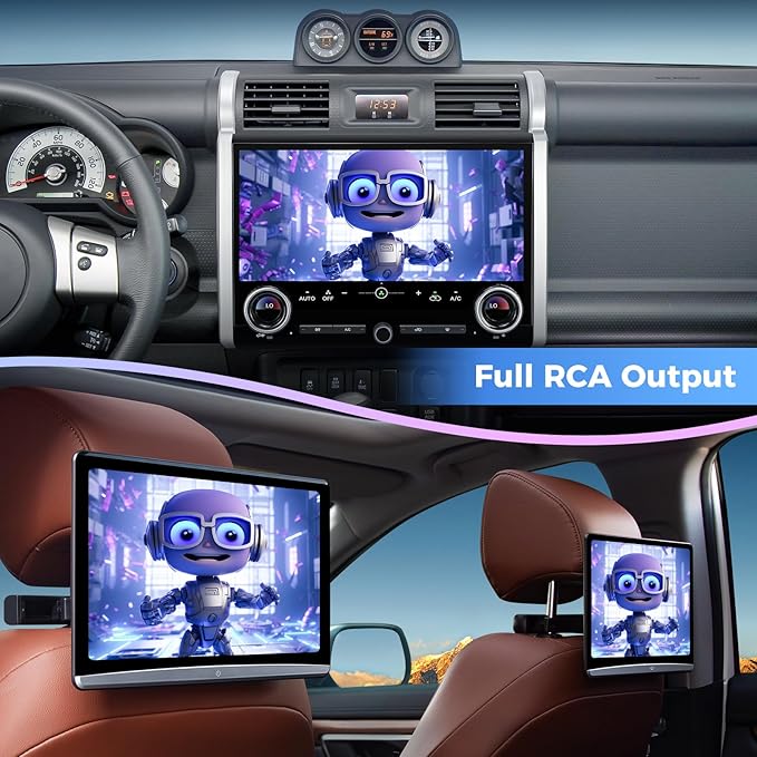 15" Touchscreen Car Stereo Radio for Toyota FJ Cruiser 2007-2021 with Wireless CarPlay Android Auto 8 Core 6+128GB BT/WiFi/SWC Andriod 13 GPS Navigation Head Unit Dash Kit Replacement Upgrade