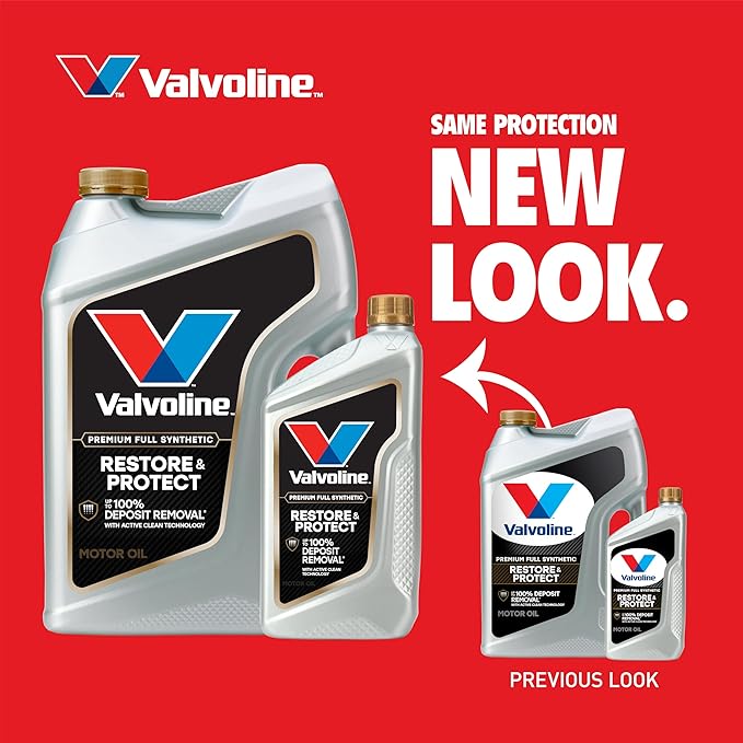 Valvoline Restore & Protect Full Synthetic 5W-30 Motor Oil 5 QT, Case of 3