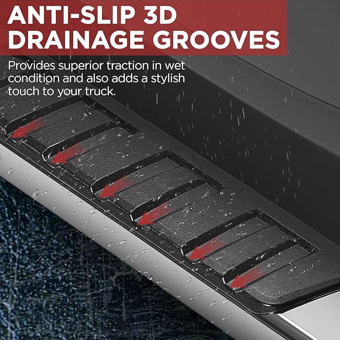 6" Extended Cab Running Boards Compatible with 2019-2025 Chevy Silverado 1500 Mirror Stainless Steel Side Steps Nerf Bars