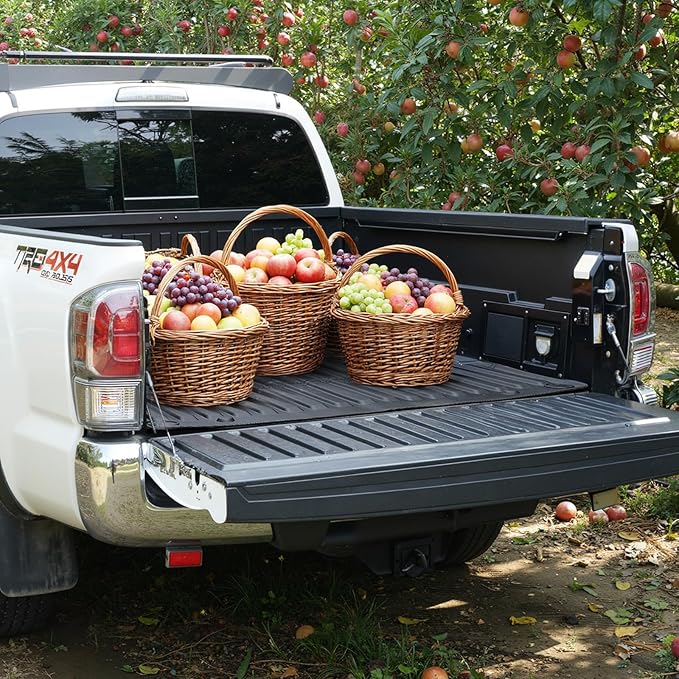 Bed Mat for Toyota Tacoma 2005-2023, All Weather Truck Bed Liner for 2023 Toyota Tacoma Accessories, 5FT TPE Cargo Liner Truck Mat