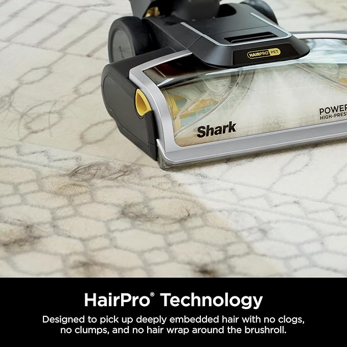 Shark CarpetXpert HairPro with StainStriker Upright Carpet, Area Rug & Upholstery Cleaner, Perfect for Pets & Hair Removal, Carpet Shampooer, 5 Cleaning Tools, Pet Cleaning Solution, Navy, EX304