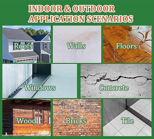 Waterproof Sealant 35oz, Transparent Waterproof Coating for Roof, Floor, Bathroom, Wall, Window, Concrete, Invisible Water Proof Agent for Repairing Leaks, Indoor & Outdoor Waterproofing Adhesive