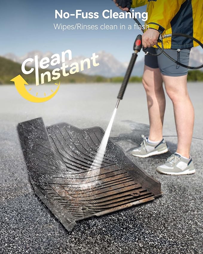 3W Floor Mats Fit 2022-2026 Toyota Tundra (Only for CrewMax Cab), TPE All Weather Custom Fit Floor Liner for Tundra SR/SR5/TRD PRO/Limited/Platinum/Castone Accessories Car Mats Easy Clean