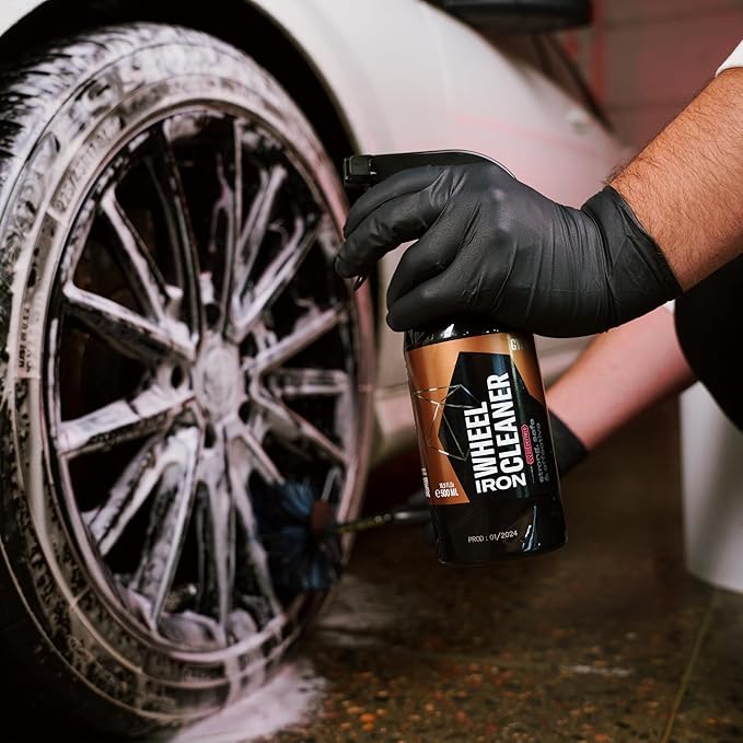 GYEON Iron Wheel Cleaner Redefined – Acid-Free Gel Formula for Brake Dust & Iron Removal – Safe on All Wheel Finishes and Rim Types – Professional Grade Wheel Cleaning Spray