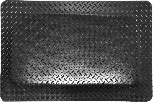 Rhino Mats, American Classic Diamond Anti-Fatigue Mats, Industrial Ergonomic Comfort Standing Mat for Work, Home, Garage, Office, Kitchen or Anywhere (Black 9/16" Thick, 3 FT. x 20 FT.)