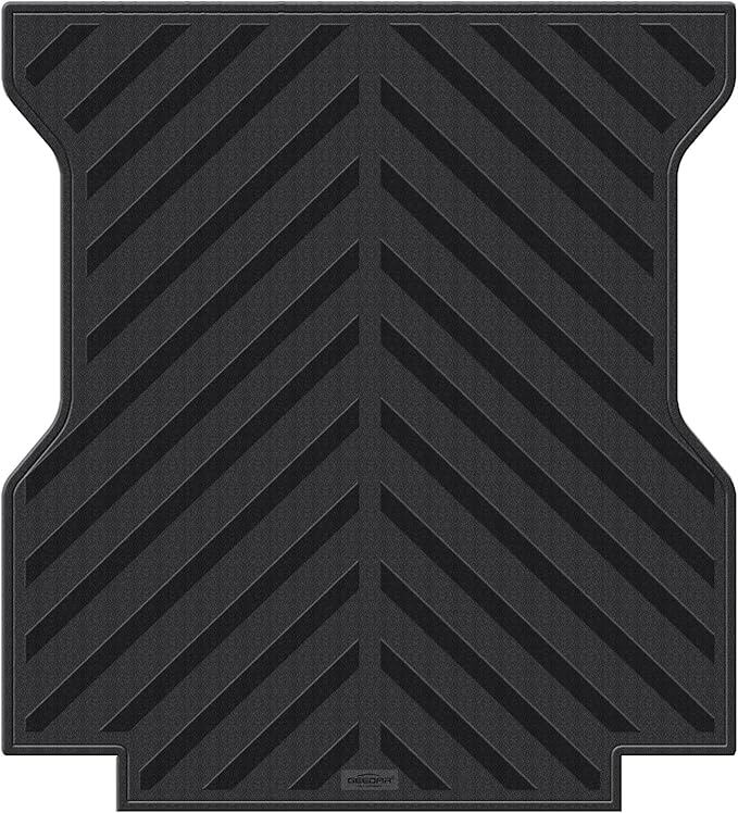 GEEDAR Rubber Bed Mat Compatible with 2024 2025 Toyota Tacoma 5Ft Heavy Duty Truck Bed Mat for Toyota Tacoma 5ft Truck Bed Liner, Heavy Duty Pickup Bed Accessories Cargo Mat
